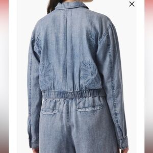 Splendid Blue Cayden Chambray Denim Jacket